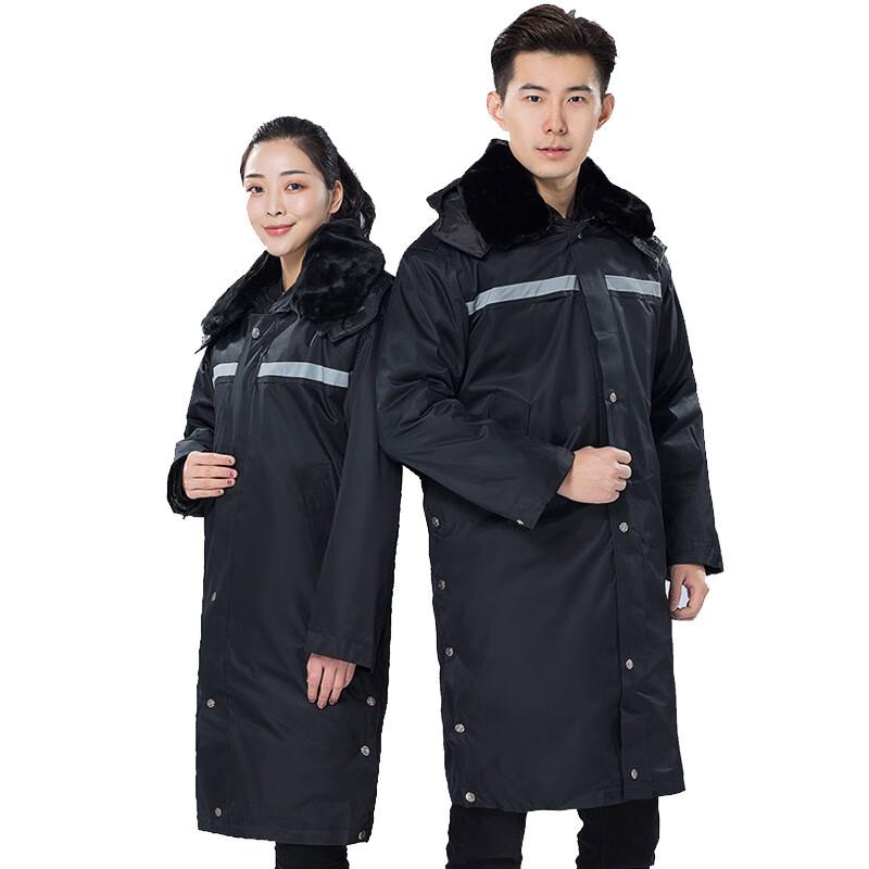 Zheye Thickened Reflective Winter Security Guard Coat