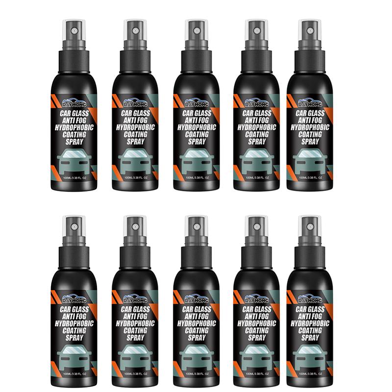 100ml Car Windshield Spray Anti Rain Coating Cleaner Stains Antifog Coating Liquid Auto Rearview Mirror Water Repellent Spray