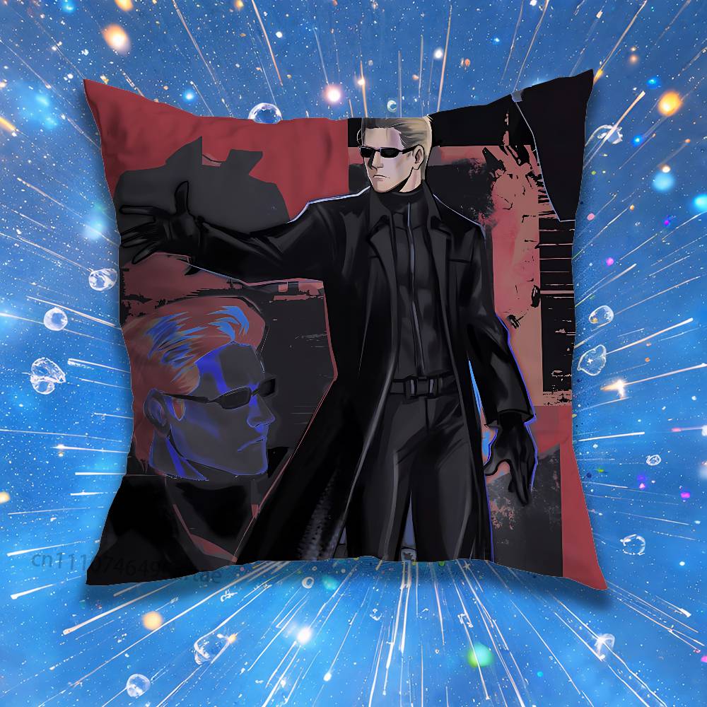 Albert Wesker Pillow Case Living Room Sofa Cushion Cover Suitable For Home Bedroom Room Decoration