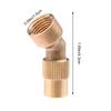 1Pc Spray Nozzle High Pressure Copper Sprayer Watering Nozzle Agricultural Garden Sprinkler Atomization Misting Spray Dispenser