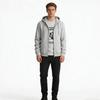 Men's Spring/Autumn Basic Solid Color Zip-Up Hoodie! Heavyweight Cotton Drawstring Kangaroo Pocket Loose-Fit Jacket, Multi-Color Versatile Top