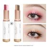 [One Touch Molding] Two-Color Eye Shadow Stick Highlight Eye Shadow Pen Waterproof Sweat-Proof Shimmer Eyeshadow Earth Color Beginner