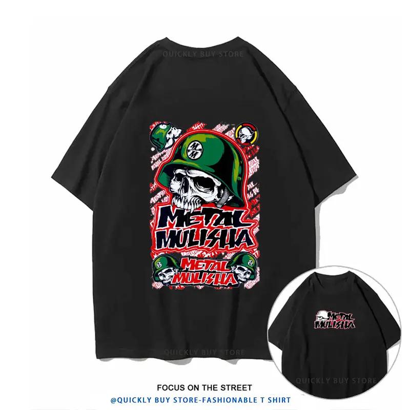 

Metal Mulisha Череп Чоловіча футболка Армійська 100 Гарантія Хараджуку Футболки Чоловічий одяг Мода Жіноча блузка 2023 Манга Y2k Графічна 4XL
