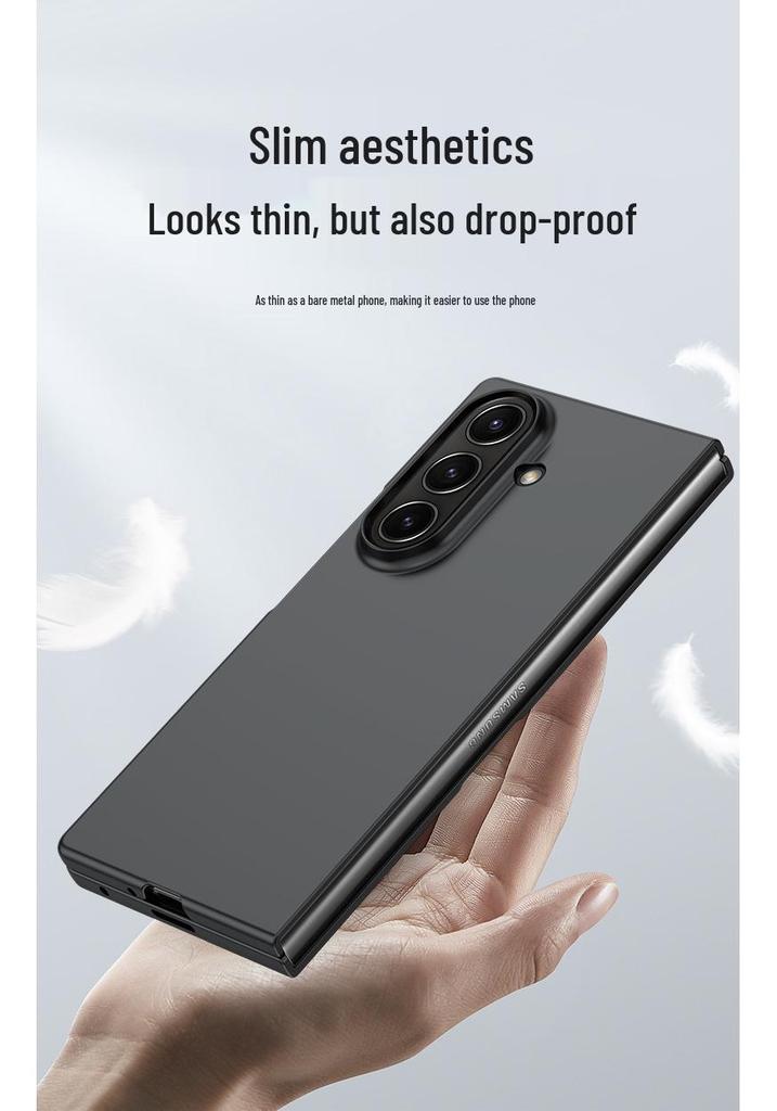 Samsung Z Fold7 Hülle: Matte Hautgefühl, Sturzsicher, Passt für Z Fold6/Z Fold5, Unisex-Design