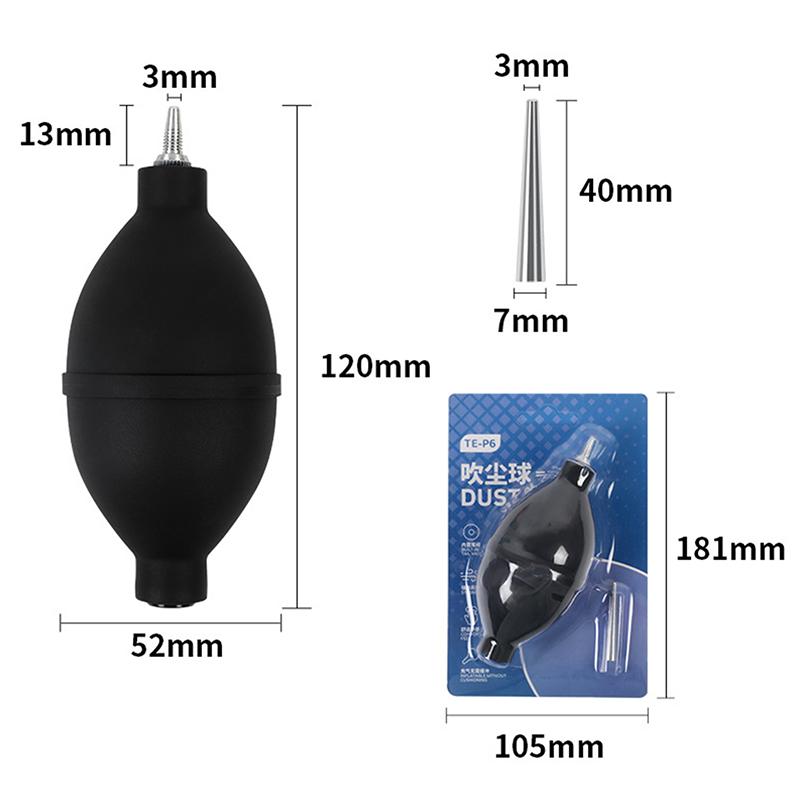 Gumový nástroj na čištění a odstraňování prachu Mini pumpa Čistič Foukání vzduchu Pro objektiv fotoaparátu Mobilní telefon Klávesnici Hodinky Tablet Obvody