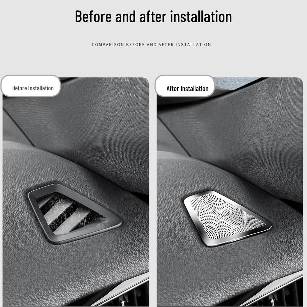 Stainless Steel Protective Cover for Volvo XC60/S60/V60 Console Air Vent