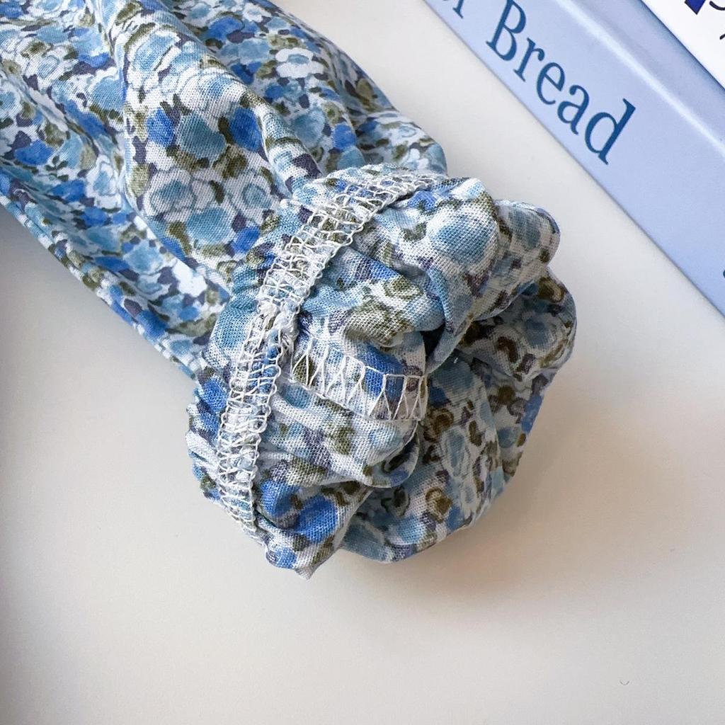 Französisches Blumenkleid für Mädchen - Herbst- & Frühjahrsmode ACB093