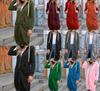 2023 Autumn/Winter Women's Casual Hooded Mid-Length Loose Plain Sweatshirt