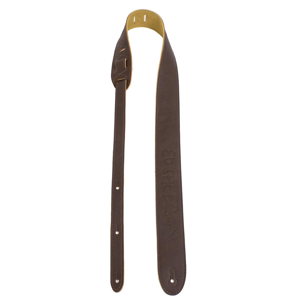P Leathers Ed Leather Embossed Guitar Adjustable Length from to Perri's Ltd. BM2ES-8178 Sheeran, 2" Strap, 43.5" 56"