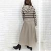Long Sleeve Plus Size Hooded Knitted Patchwork Vintage Stripe New In Dresses for Women Casual Loose Spring Autumn Sweater Dress