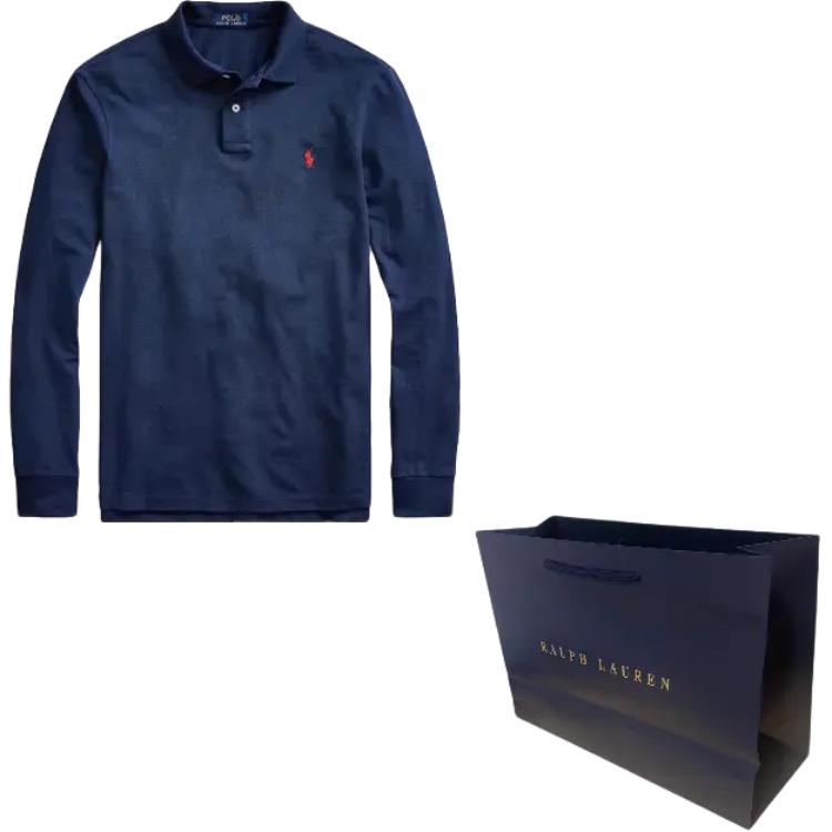 Polo Ralph Lauren FW22 Polo Shirt Classic Version Men's Blue 710680792-031
