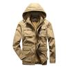 Winter Cotton-padded Men's Medium and Long Coat Large Size Loose Cotton-padded Clothes Piled and Thickened Tooling Cotton-padded Jacket Top Men's