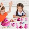 Birthday Cake Toy Realistic Sound and Light Features Pretend Play Cake for Kids