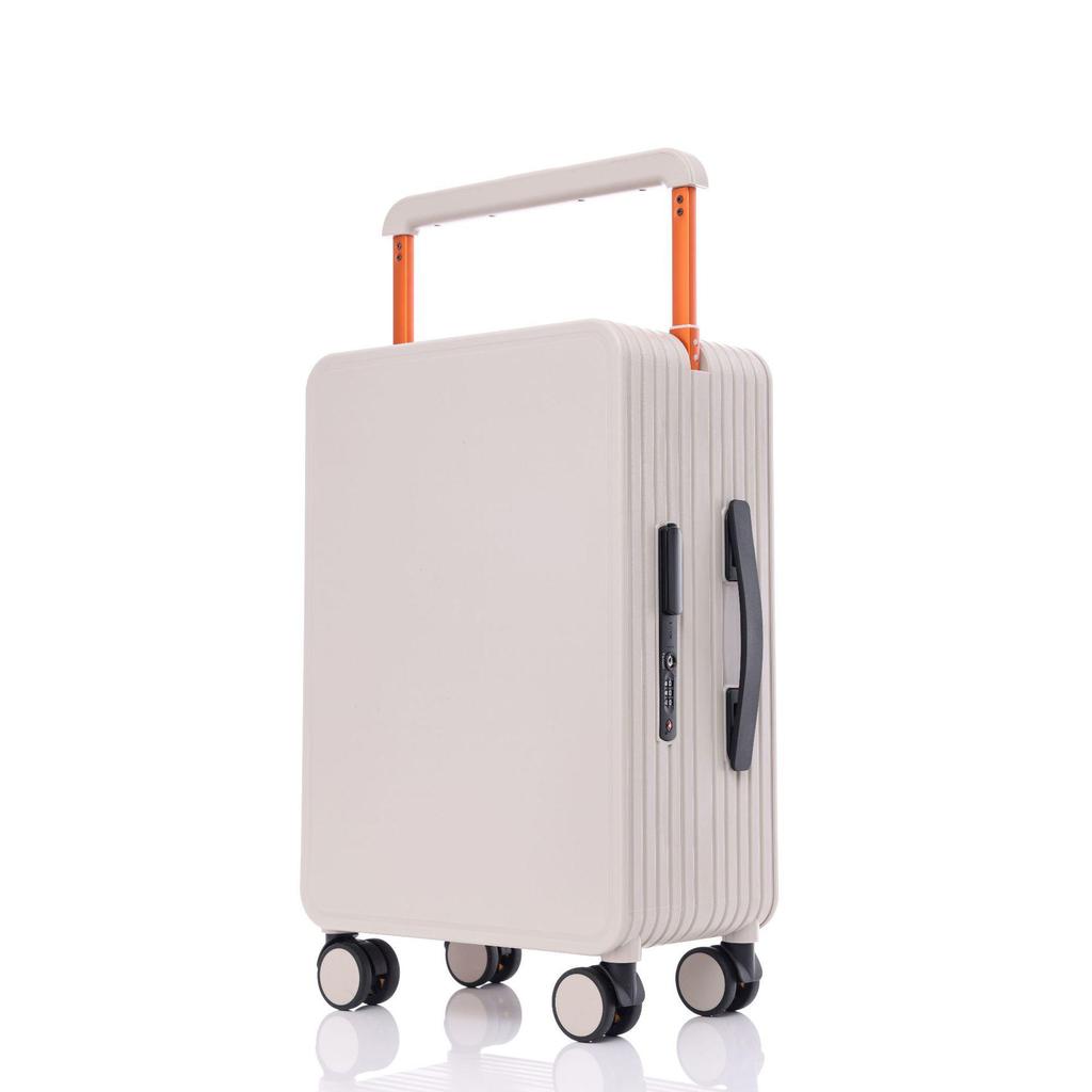 26" Wide Pull Rod Luggage: 20" Lightweight Female Carry-on Suitcase with Silent Wheels and Password Lock.