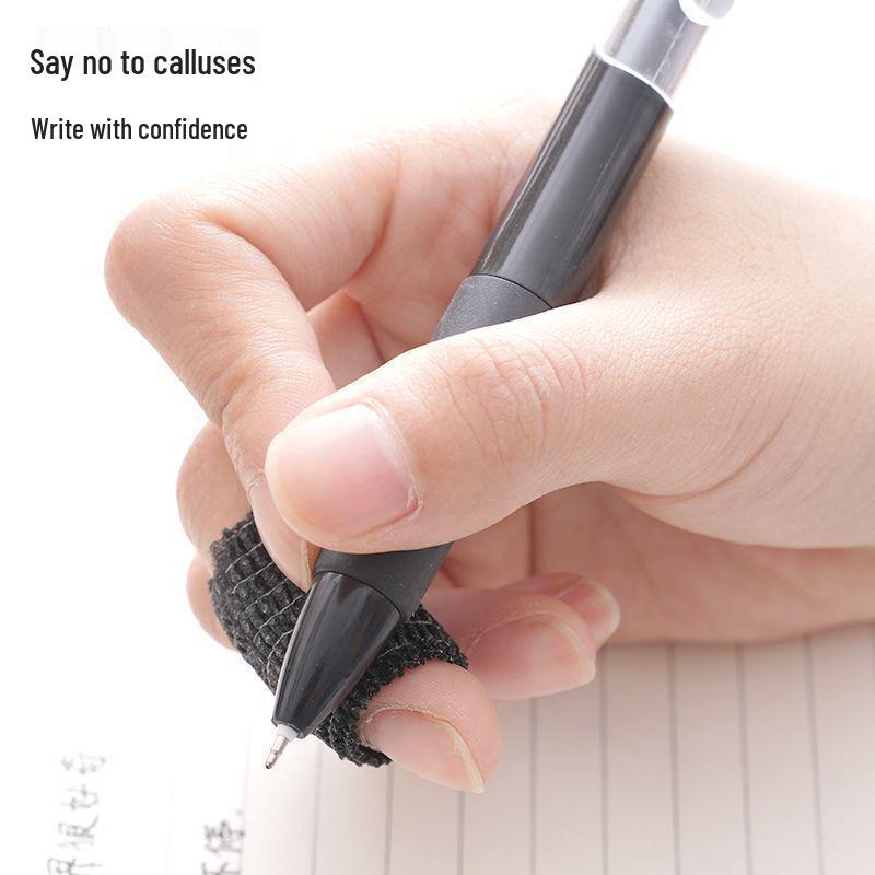 Student Finger Protector: Self-Adhesive Cartoon Pattern Bandage for Non-Slip Writing