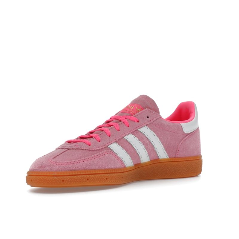 Adidas Handball Spezial Lucid Pink Gum Women Sneakers Footwear-White Gold-Metallic JI2654