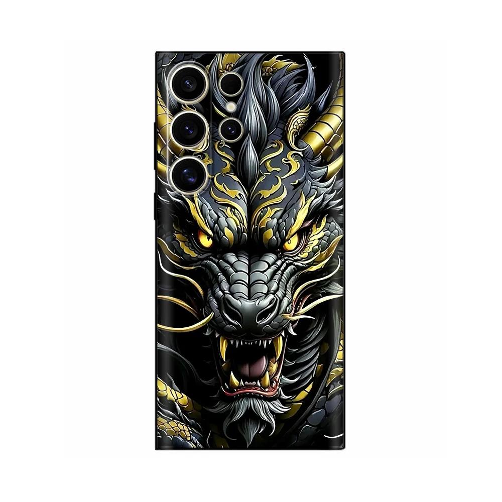 Pouzdro Pro Samsung S25 Ultra Umělecký Styl Plné Krytí Kryty Fundas Pro Samsung Galaxy S25 Ultra S25ultra Pouzdra Z Tekutého Silikonu