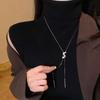 Light Luxury Twisted Letter S Pendant Necklaces for Women Ladies Temperament Trend Versatile Sweater Necklaces Jewelry Wholesale