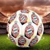 FC Bayern Print Size 5 Soccer Ball, Standard Match Football for Sports Game and Team Practice, Ideal Gift for Soccer Fans