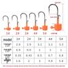 5 Pcs/bag - Sharp 6-Color Internal Lead Head Hook Lure for Bass Fishing