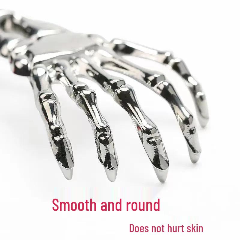 Ghost Hand Stainless Steel Retractable Back Scratcher: Solo Use, Itch Relief for Seniors