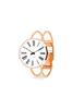ARNE JACOBSEN ROMAN 53311-1621 34mm Watch, Nordic Design, Water Resistant (Quiet Design with No Second Hand), White Rose Gold with Bangle Strap