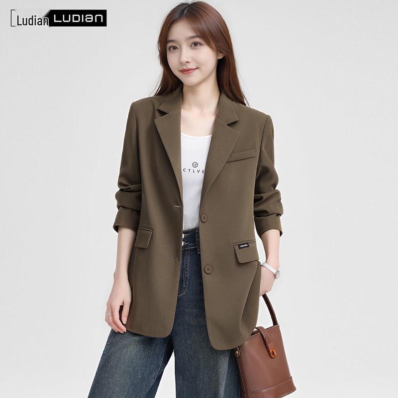 LUDIan Women's Premium Loose-Fit Business Suit Jacket