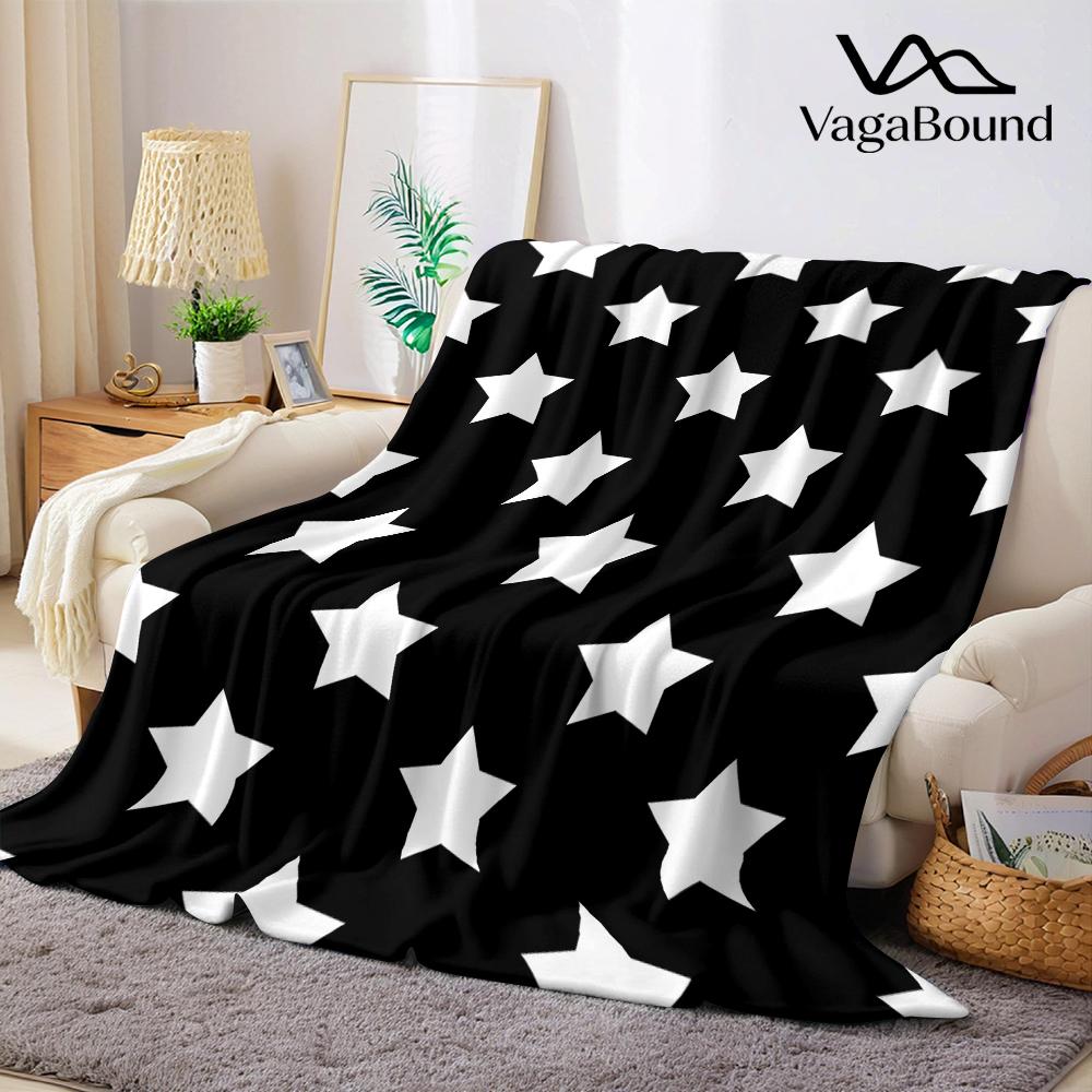 Coperta di Flanella Campo Stellato di Mezzanotte Calda Morbida Halloween Natale Divano Caldo Accogliente Decorazione Decorativa Regalo per Tutte le Stagioni