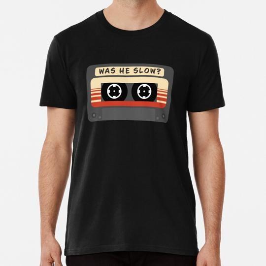 Was He Slow Cassette Tape Size S to 5XL Made in the USA T-Shirt 2XL