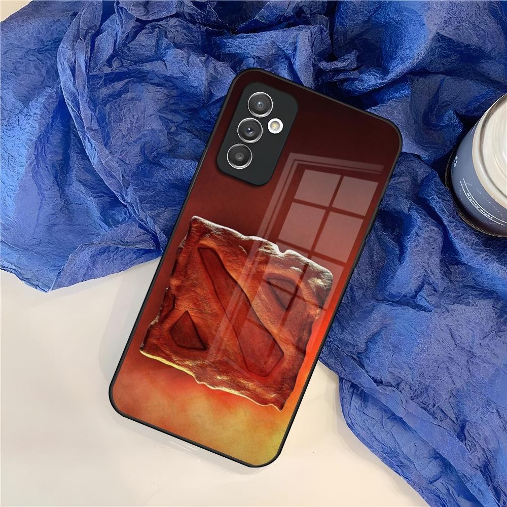 Game Dota 2 Logo Phone Case for Samsung Galaxy S26 S25 S24 S30 S21 S23 S20 S22 Fe Pro Edge Ultra Plus glass Cover