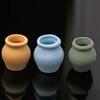 2/3Pcs Mini Ceramic Porcelain Vases Succulent Flower Pots for 45669 Dollhouse