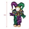 7 Inch Ceramic Figurines, Bendable Arms And Legs, Hand Painted, Stand Up for Desktop,