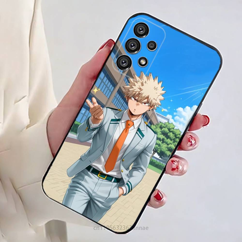 Katsuki Bakugo Hero A-Academia Phone Case for Samsung Galaxy A73,23,53,33,14,24,13,72,22,52,32,54,A34 Soft Cover