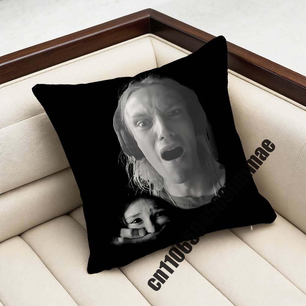 For J-Jamie Campbell Bower Throw Pillow Case Sham 45X45Cm Decoration Square Bed Pillowcase Pad Cover