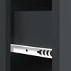 Drawer Cabinet Black 66 x 34.5 x 90 cm Particleboard