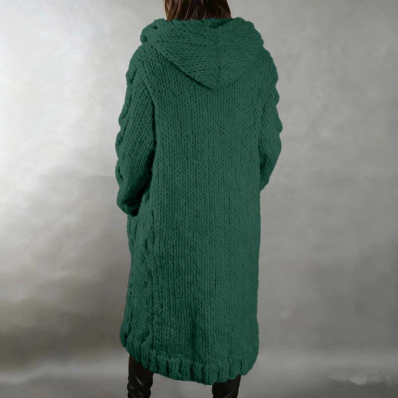Europäischer & Amerikanischer Damen Plus Size Strickjacke Pullover Mantel - Neue Mode Strickwaren 2026