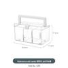 Narrow Transparent Bathroom Mirror Cabinet for Skincare and Cosmetics Storage