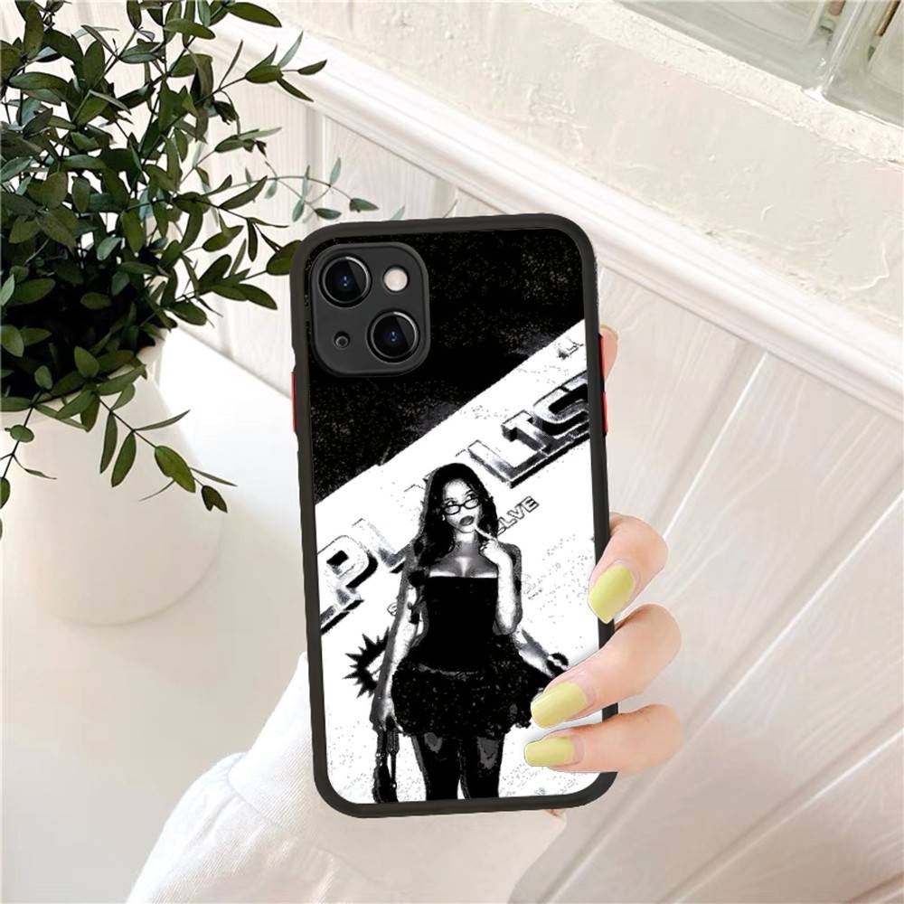 

Emilia Mernes Mp3 Phone Case for iPhone 14 11 12 13 Mini Pro Max 8 7 Plus X XR XS MAX Translucent Matte Cover iphone 16pro max