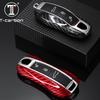 Car Key Case Cover Shell For Porsche Panamera Cayenne Macan 911 Boxster Cayman 986 987 718 Car Accessories Carbon Fiber
