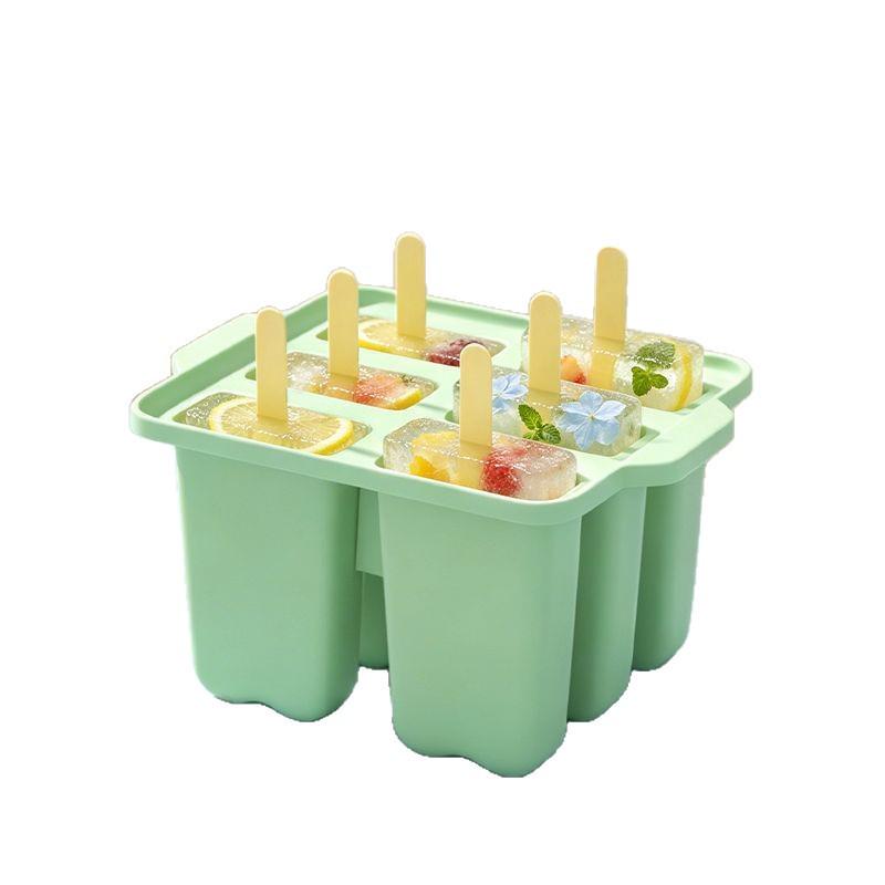 Homemade Cute Cheese Silicone Popsicle Mold for Kids - Ice Cream and Ice Cube Tray