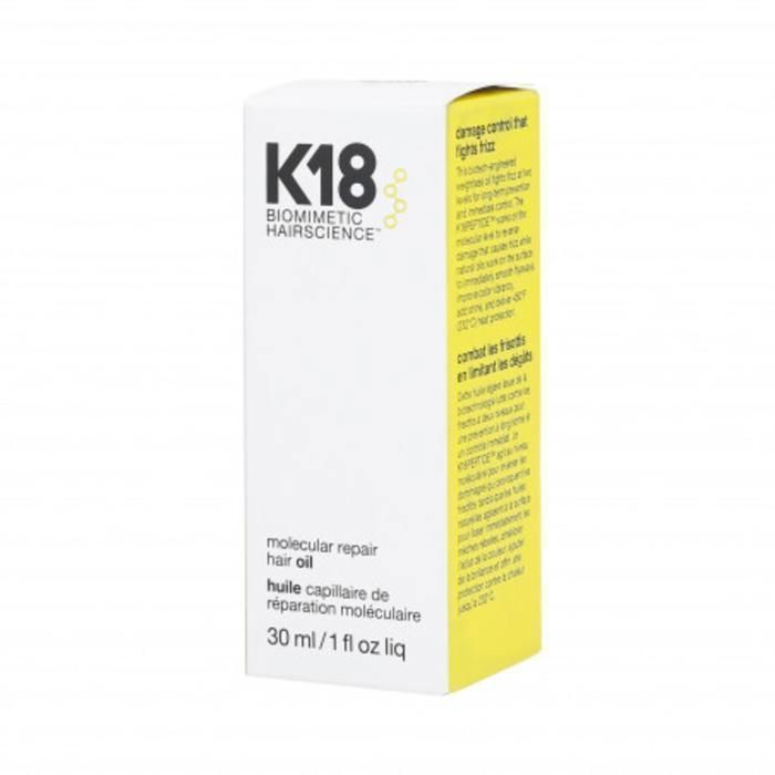 Huile Capillaire - K18 - Réparatrice Moléculaire - Protection Thermique - Brillance - Anti-frisottis