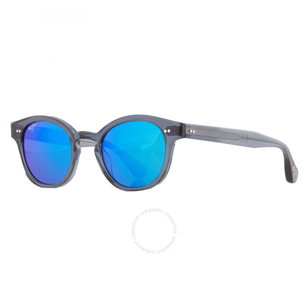 Maui Jim Joy Ride Blue Hawaii Oval Unisex Sunglasses B841 27g 49