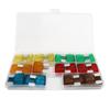 24Pcs Automotive Fuse Assortment Kit with Storage Box Zinc Alloy 20A 30A 40A 50A 60A 70A Car Fuse Se