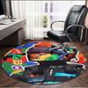 Lando Norris Print Round Rug, Washable Floor Carpet, For Entryway Dorm Laundry Room Office Study, Home Decor Birthday Christmas Gift