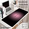 Morandi Esports Large Gradient Mouse Pad - Black & Pink Desk Mat for Office/Keyboard