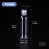 [Flip Cap] 5ml/10ml/15ml/30ml /50ml /100ml Empty Bottle Perfume Atomizer Transparent PET Plastic Bottles