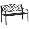 2-Seater Garden Bench Antique Loveseat for Yard, Lawn, Porch, Patio, Steel