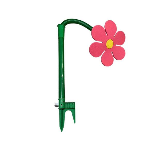 Dancing Flower Lawn Sprinkler Ground Insert Crazy Daisy Sprinkler Funny 360-Degree Rotating Sun Flower Garden Sprinkler for Yard Watering Dogs