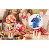 The Sea Monster Plush Toy Blue Lantern Fish Cartoon Doll Blue Sea Monster Stuffed Animal Home Dector
