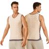 7A Men's Seamless Antibacterial Wool Vest - Warm, Thick, Plus Velvet for Winter